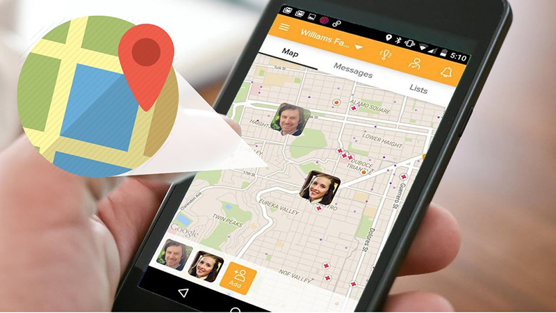 Điện thoại cần kết nối với Wifi/3G để định vị